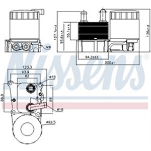 NISSENS 90696 - Oil cooler  manual  with  - Top1autovaruosad
