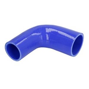 THERMOTEC SE40/50-102X102 - Cooling system silicone elbow 40/50x102 mm, angle: 90 ° (reduction, colour blue, 200/-40°C, tearing 
