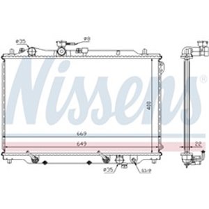 NIS 62444A Mootori radiaator (koos esimeste sobivate elementidega) sobib: MA