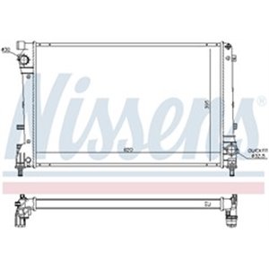 NIS 617863 Mootori radiaator sobib: ABARTH 500 / 595 / 695, 500C / 595C / 69