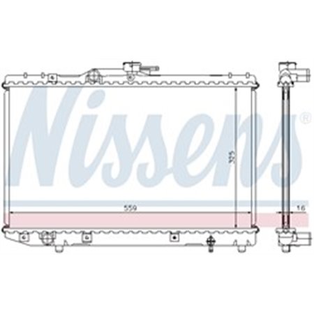 64773 Radiaator,mootorijahutus NISSENS