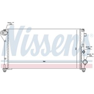 617846 Kylare, motorkylning NISSENS - Top1autovaruosad