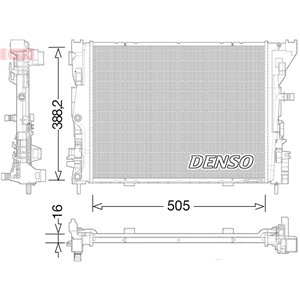 DRM23035 Mootori radiaator sobib: RENAULT ZOE Electric 06.12 