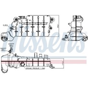 996046 Expansion Tank, coolant NISSENS - Top1autovaruosad