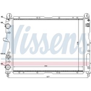 61869 Jäähdytin, moottorin jäähdytys NISSENS - Top1autovaruosad