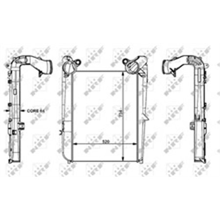 30298 Charge Air Cooler NRF