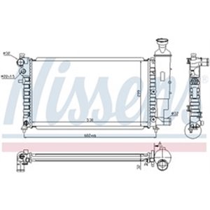 61347 Radiaator,mootorijahutus NISSENS - Top1autovaruosad