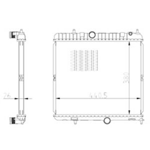 NRF 550021 Mootori radiaator (Manuaalne) sobib: DS DS 5 CITROEN DS5 PEUGEO