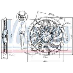 85637 Fan, engine cooling NISSENS - Top1autovaruosad