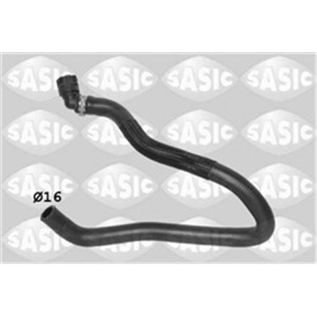 SASIC 3406483 - Cooling system rubber hose (16mm) fits: BMW 1 (E82), 3 (E90), 3 (E91), 3 (E92), 3 (E93) 2.5/3.0 12.04-12.13