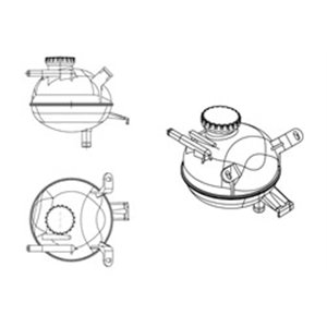 NRF 454084 Jahutusvedeliku paisupaak sobib: OPEL CORSA B 03.93 09.00