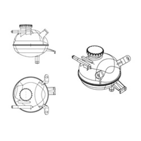 454084 Компенсационный бак, охлаждающая жидкость NRF