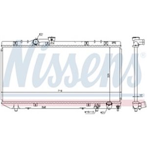 64775 Radiaator,mootorijahutus NISSENS - Top1autovaruosad