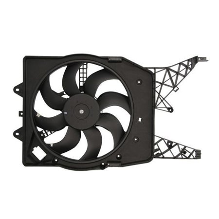 THERMOTEC D8X027TT - Radiator fan (with housing) fits: OPEL CORSA D 1.3D-1.7D 07.06-08.14