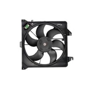 NISSENS 85261 - Radiator fan (with housing) fits: FORD TOURNEO CONNECT, TRANSIT CONNECT 1.8/1.8D 06.02-12.13