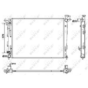 NRF 53051 Mootoriradiaator HYUNDAI IX35 KIA SPORTAGE 2.0 01.10 