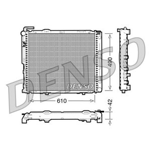 DRM17036 Радиатор, охлаждение двигателя DENSO - Top1autovaruosad