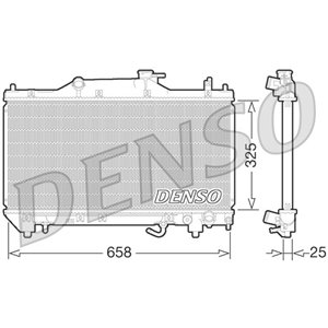 DRM50067 Mootori radiaator sobib: TOYOTA AVENSIS, AVENSIS VERSO 2.0 10.00 