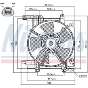 85493 Fan, engine cooling NISSENS - Top1autovaruosad