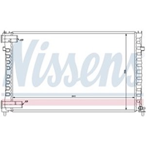 61322 Jäähdytin, moottorin jäähdytys NISSENS - Top1autovaruosad