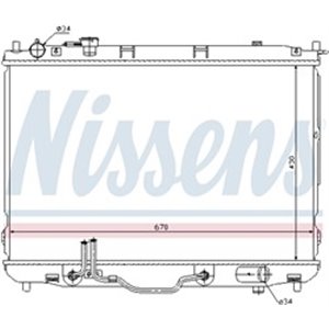 NIS 66634 Mootori radiaator sobib: KIA CARENS II 1.8 07.02 