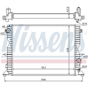 NIS 64311A Mootori radiaator (Manuaalne, koos esimeste sobivate elementidega