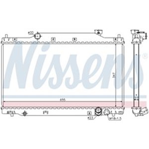 68114 Jäähdytin, moottorin jäähdytys NISSENS - Top1autovaruosad