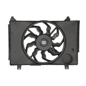 NISSENS 85884 - Radiator fan (with housing) fits: HYUNDAI ACCENT III 1.5D 11.05-11.10