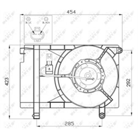 47471 Fan, engine cooling NRF