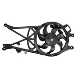 NISSENS 85204 - Radiator fan (with housing) fits: OPEL MERIVA A 1.3D/1.7D 09.03-05.10