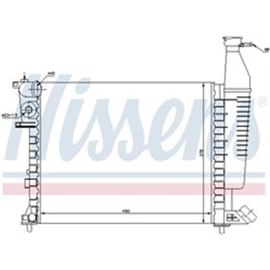 NISSENS 63546 - Engine radiator fits  CIT - Top1autovaruosad