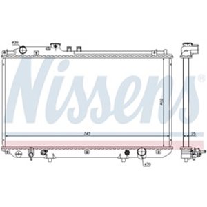 NIS 64658 Mootori radiaator sobib: LEXUS GS, SC 4.3 11.00 07.10