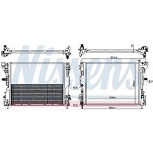 NISSENS 606746 - Engine radiator fits: TOYOTA TACOMA 2.7/4.0 09.04-12.15