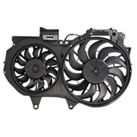 TYC 802-0053 - Radiator fan (with housing) fits: AUDI A4 B6, A4 B7, A6 C5 SEAT EXEO, EXEO ST 1.6-2.0D 11.00-05.13