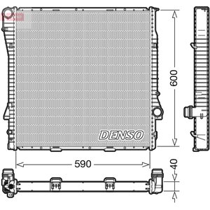 DENSO DRM05112 - Engine radiator fits: BMW X5 (E53) 3.0-4.8 01.00-10.06
