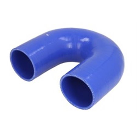 SE70-150X150/180 Cooling system silicone elbow 70x150 mm, angle: 180 ° (colour blu