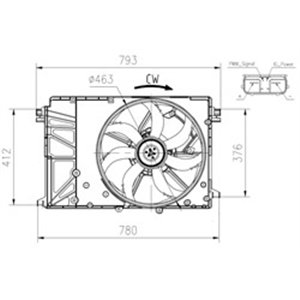 47932 Fan, engine cooling NRF - Top1autovaruosad