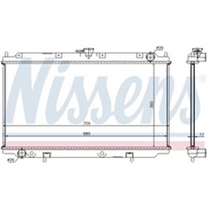 NIS 62927A Mootori radiaator sobib: NISSAN PRIMERA 1.6/1.8/2.0 06.96 07.02