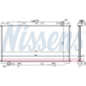 NISSENS 62927A - Engine radiator fits: NISSAN PRIMERA 1.6/1.8/2.0 06.96-07.02