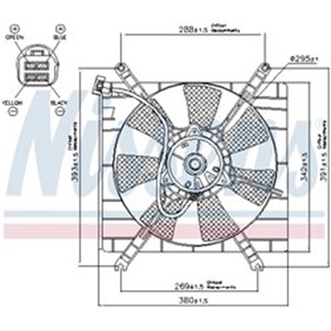 85414 Fan, engine cooling NISSENS - Top1autovaruosad