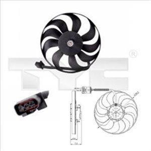 837-0006 Fan, engine cooling TYC - Top1autovaruosad