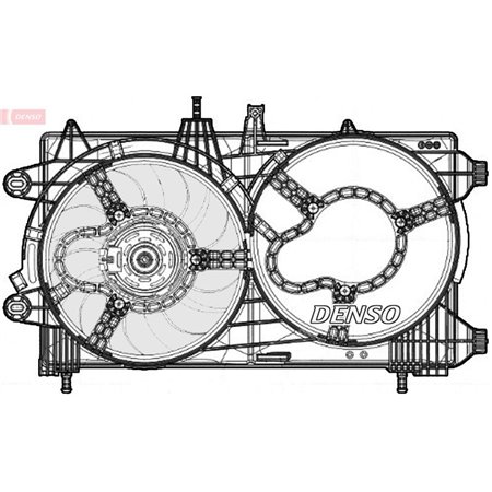 DER13012 Fan, engine cooling DENSO