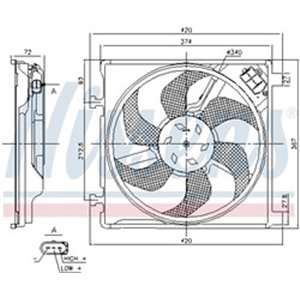 85869 Fan, engine cooling NISSENS - Top1autovaruosad