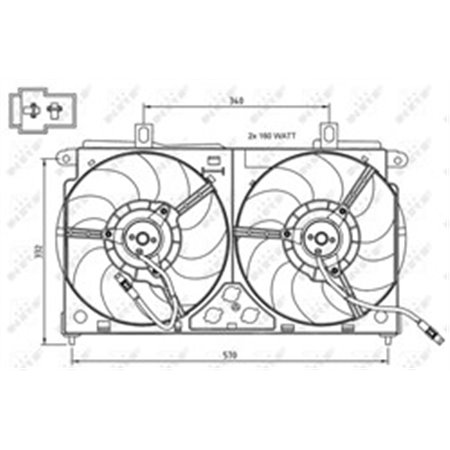 47048 Ventilaator,mootorijahutus NRF