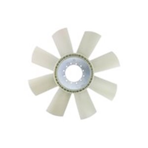 NRF 49837 - Radiator fun (diameter 680 mm, number of blades 8) fits: RVI KERAX, PREMIUM dCi11-270-MIDR06.23.56B/41 04.96-