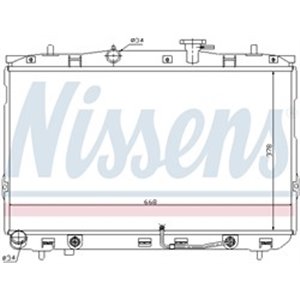 67489 Radiator, engine cooling NISSENS - Top1autovaruosad