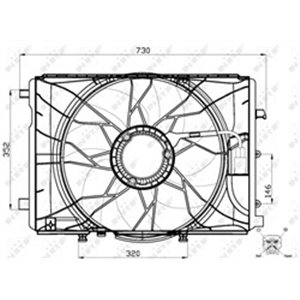 47443 Fan, engine cooling NRF - Top1autovaruosad