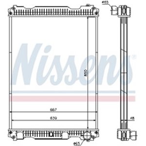 633350 Radiaator,mootorijahutus NISSENS - Top1autovaruosad