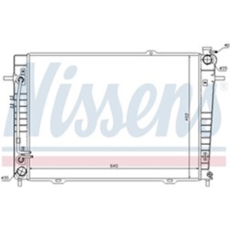 67486 Radiaator,mootorijahutus NISSENS