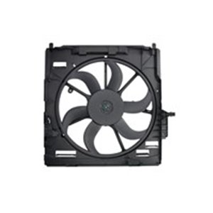 NRF 47587 - Radiator fan (with housing) fits: BMW X5 (E70) 3.0/4.8 10.06-03.10